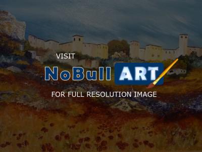 Gallery 1  Landscapes - Andalucian Village - Oil