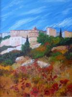 Gallery 1  Landscapes - Village In Andalucia 2 - Oil